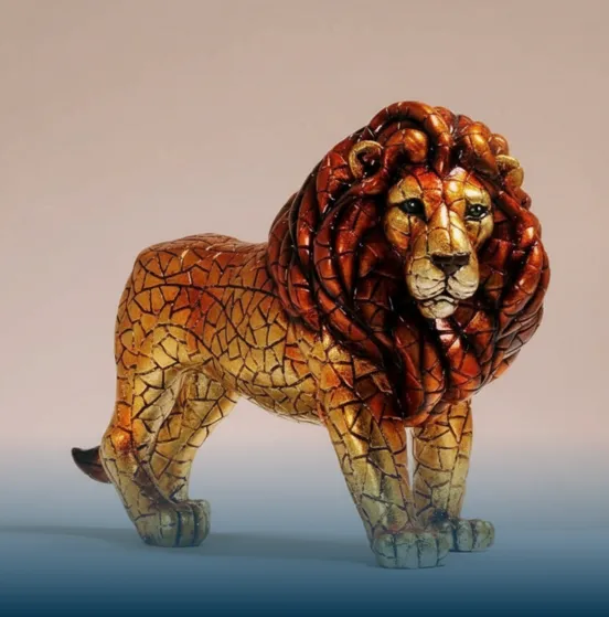 Barcino Designs Figura de leon en mosaico